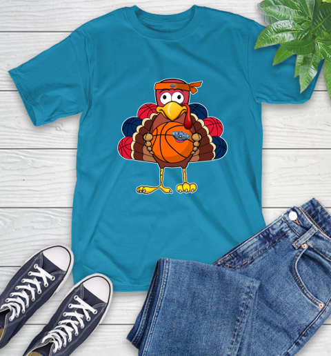New Orleans Pelicans Turkey thanksgiving day T-Shirt 8
