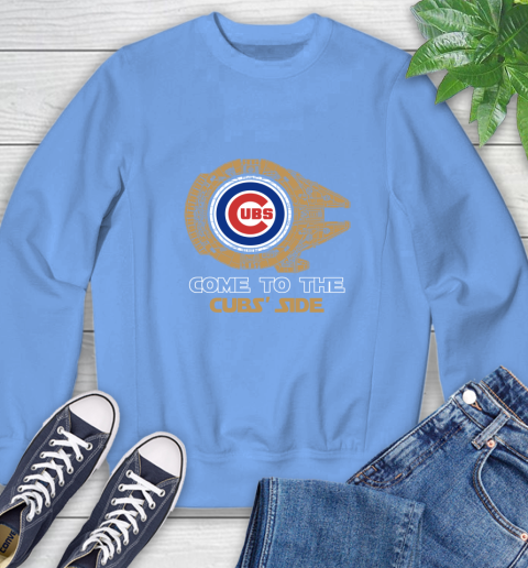 MLB Come To The Chicago Cubs Side Star Wars Baseball Sports Sweatshirt 11