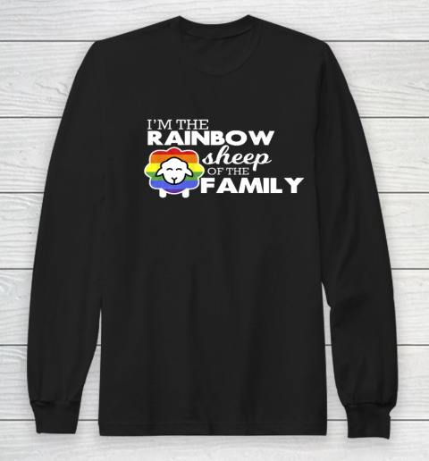 I Am Rainbow Sheep Of My Family shirt LGBT Gay Lesbian Long Sleeve T-Shirt