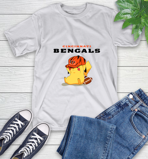 NFL Pikachu Football Sports Cincinnati Bengals T-Shirt 12