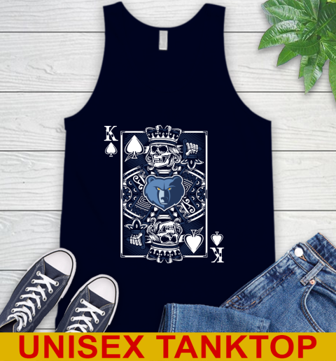 Memphis Grizzlies NBA Basketball The King Of Spades Death Cards Shirt Tank Top 2