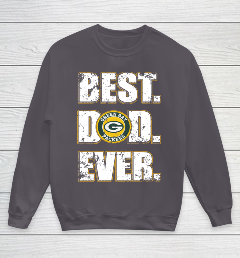 NFL Green Bay Packers Football Best Dad Ever Family Shirt Youth Sweatshirt 5