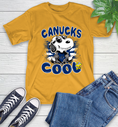 NHL Hockey Vancouver Canucks Cool Snoopy Shirt T-Shirt 2
