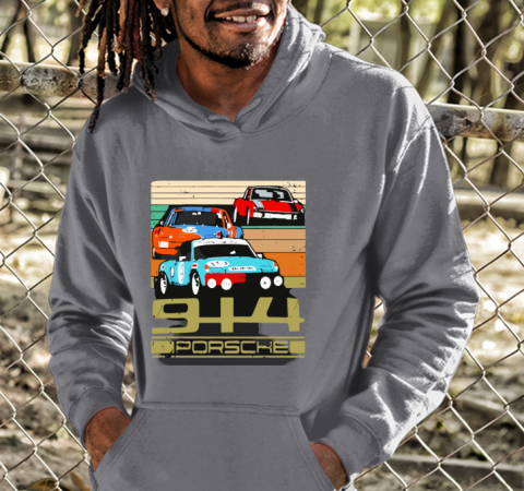 The 944 Porsche Vintage Hoodie rtsa the 944 porsche vintage hoodie 23 front charcoal