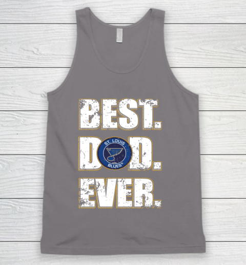 NHL St.Louis Blues Hockey Best Dad Ever Family Shirt Tank Top 6