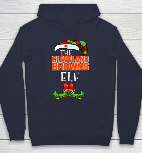 Cleveland Browns Christmas ELF Funny NFL Hoodie 2