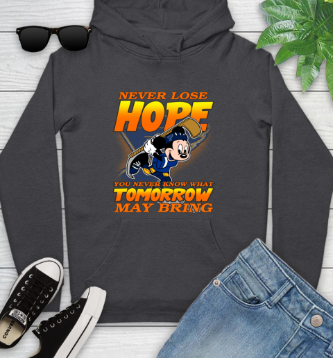 St.Louis Blues NHL Hockey ootball Mickey Disney Never Lose Hope Youth Hoodie 8