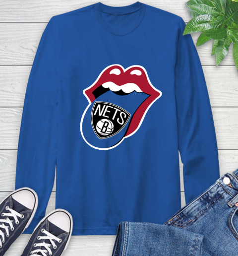 Brooklyn Nets NBA Basketball Lips I Root For My Team Adoring Fan 66