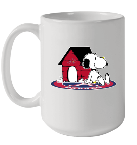 MLB Baseball Atlanta Braves Snoopy The Peanuts Movie Shirt Ceramic Mug 15oz