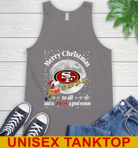 San Francisco 49ers Merry Christmas To All And To 49ers A Good Season NFL Football Sports Tank Top 6