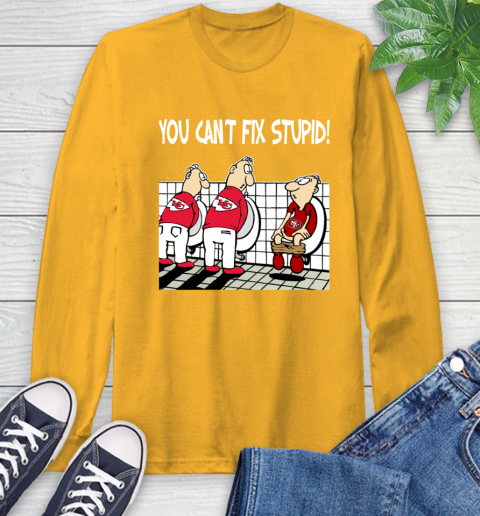 You Can't Fix Stupid Funny Kansas City Chiefs NFL Shirts 55