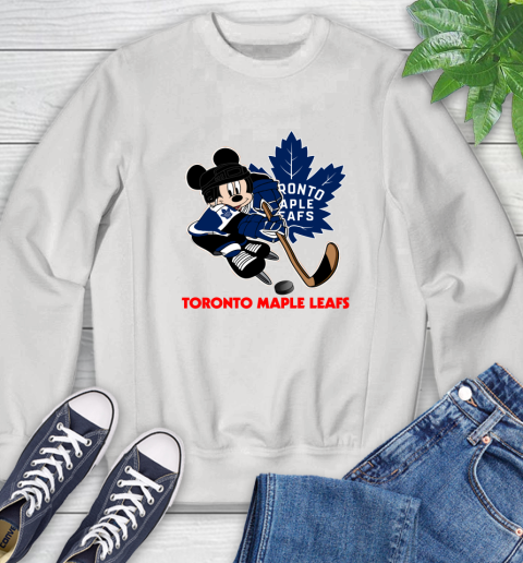 NHL Toronto Maple Leafs Mickey Mouse Disney Hockey T Shirt Sweatshirt