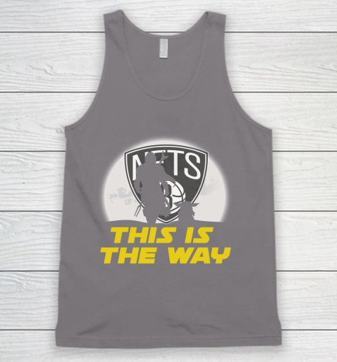 Brooklyn Nets NBA Basketball Star Wars Yoda And Mandalorian This Is The Way Tank Top 6