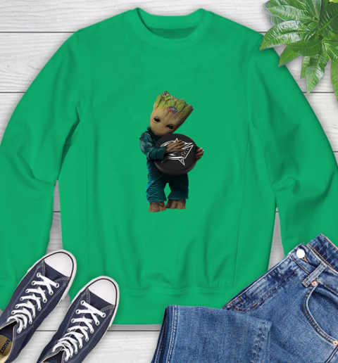 NHL Groot Guardians Of The Galaxy Hockey Sports Columbus Blue Jackets Sweatshirt 6