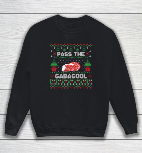 Pass the Gabagool Tacky Ugly Christmas Sweatshirt