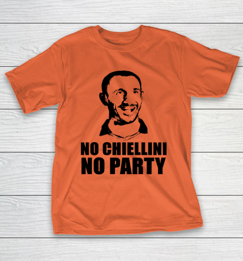 No Chiellini, No Party Italia Champion Euro Player T-Shirt 3