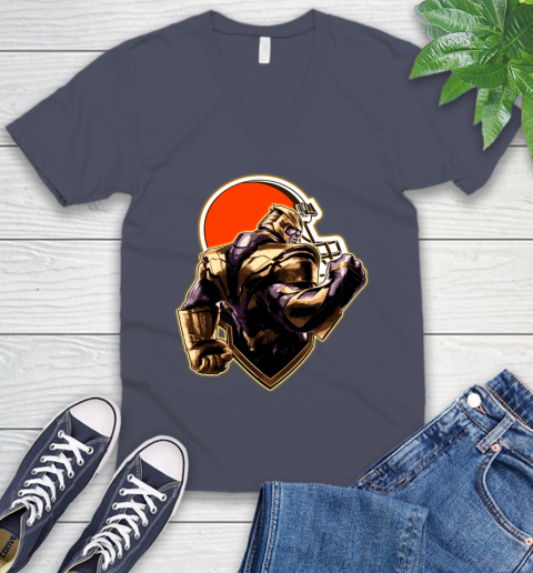 NFL Thanos Avengers Endgame Football Sports Cleveland Browns V