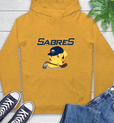 NHL Pikachu Hockey Sports Buffalo Sabres Hoodie 3