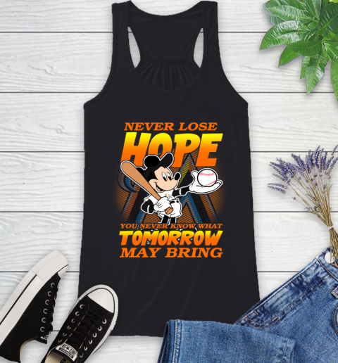 Miami Marlins MLB Baseball Mickey Disney Never Lose Hope Racerback Tank