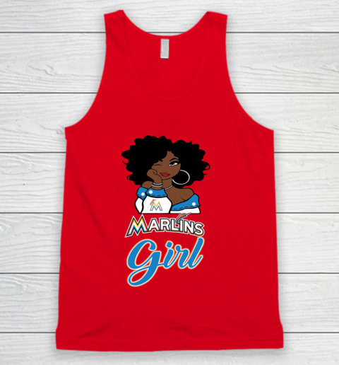 Miami Marlinss Girl MLB Tank Top 6