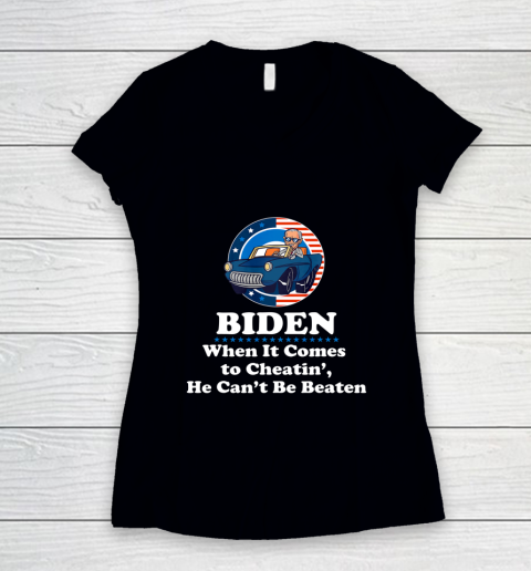 Biden Harris 2020 Stop the Steal Republican Conservative Women's V-Neck T-Shirt