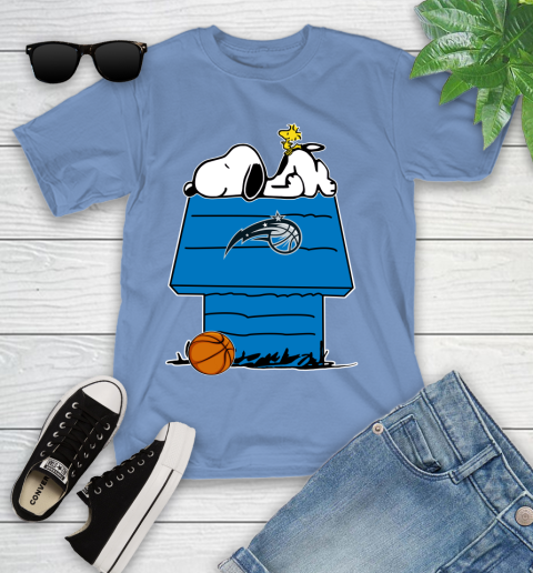 Orlando Magic NBA Basketball Snoopy Woodstock The Peanuts Movie Youth T-Shirt 11