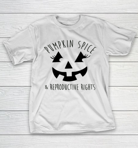 Pumpkin Spice and Reproductive Rights Feminist JackoLantern T-Shirt