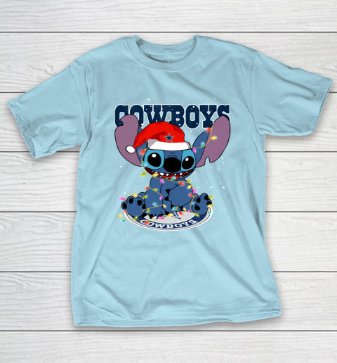 Dallas Cowboys NFL Football noel stitch Christmas T-Shirt 10