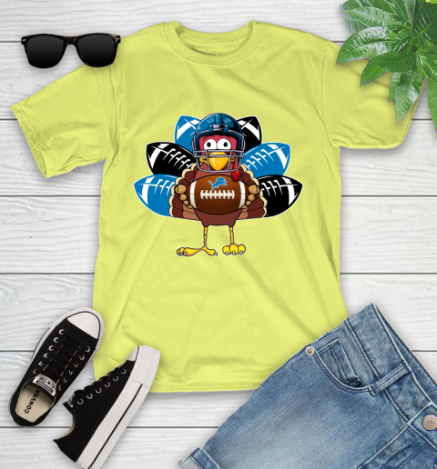 Detroit Lions Turkey Thanksgiving Day Youth T-Shirt 8