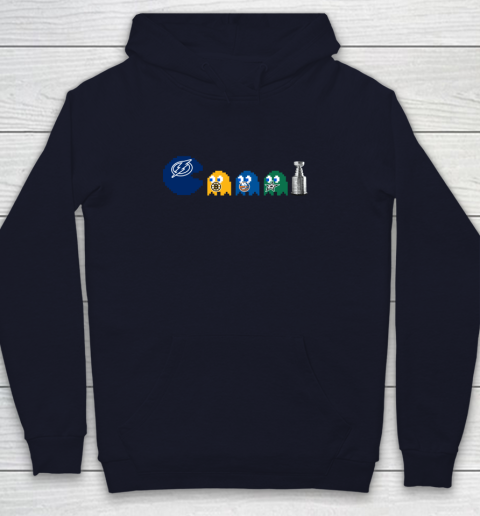 Tampa Bay Lightning x Pacman Create History For Stanley Cup Youth Hoodie 3