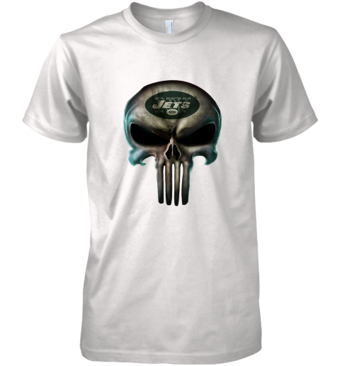New York Jets The Punisher Mashup Football Premium Men's T-Shirt