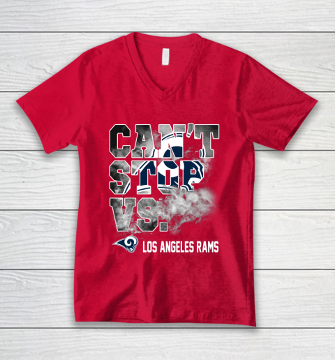 NFL Los Angeles Rams Can't Stop Vs V-Neck T-Shirt 6