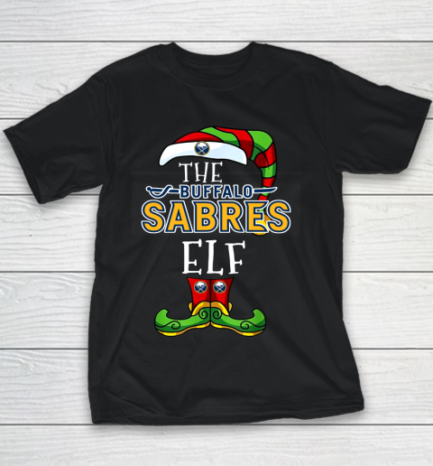 Buffalo Sabres Christmas ELF Funny NHL Youth T-Shirt