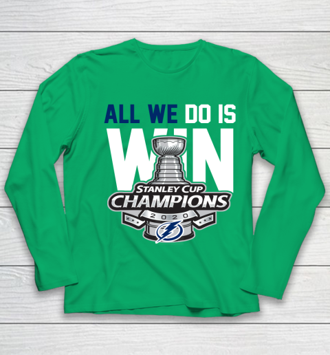 Tampa Bay Lightning Stanley Cup Champions All We Do Is Win Youth Long Sleeve 4