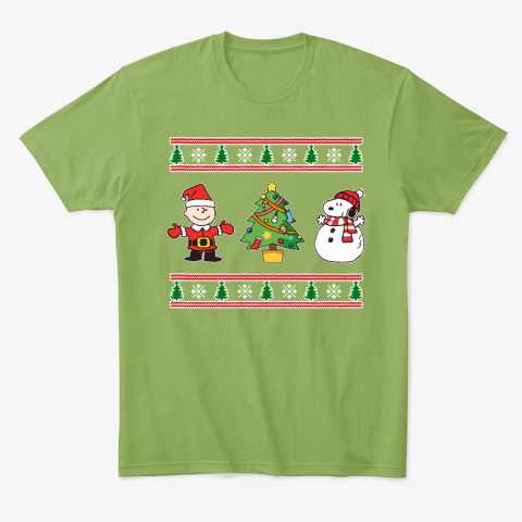 cjv6 snoopy and woodstock ugly christmas classic t shirt 2 front kiwi