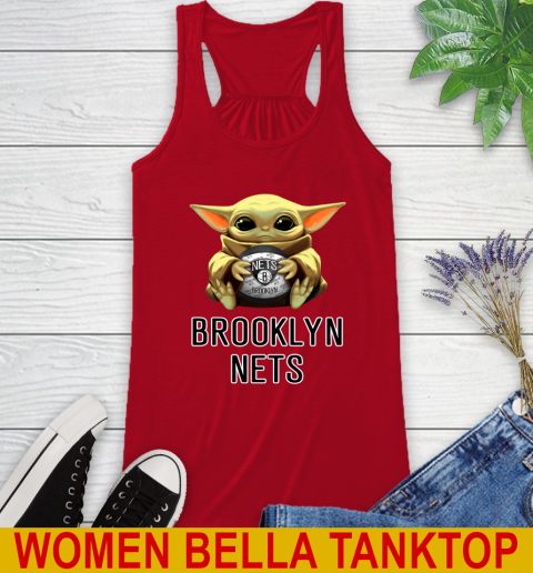 NBA Basketball Brooklyn Nets Star Wars Baby Yoda Shirt 42