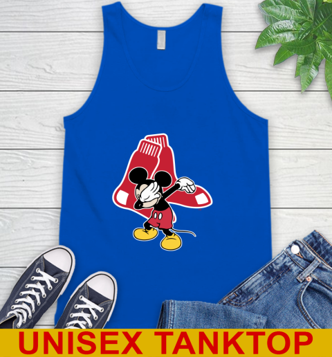 Boston Red Sox MLB Baseball Dabbing Mickey Disney Sports Tank Top 6 Boston Red Sox MLB Baseball Dabbing Mickey Disney Sports Tank Top - Image 6
