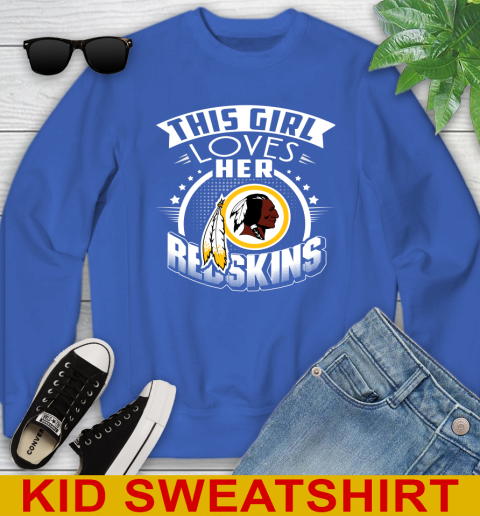 Washington Redskins NFL Football This Girl Loves Her Team 114