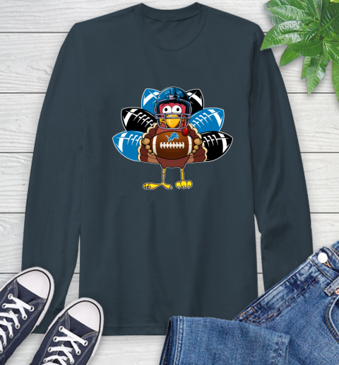Detroit Lions Turkey Thanksgiving Day Long Sleeve T-Shirt 8