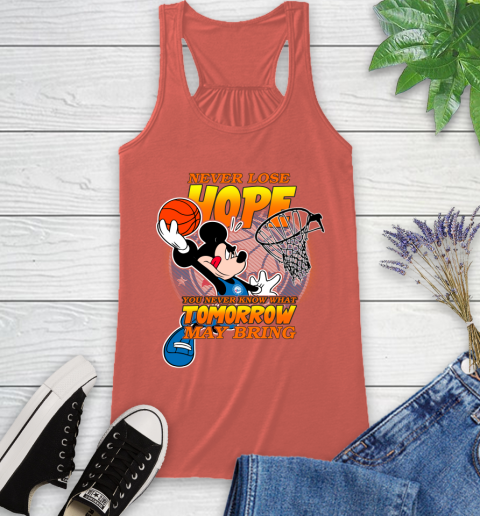 Philadelphia 76ers NBA Basketball Mickey Disney Never Lose Hope Racerback Tank 3