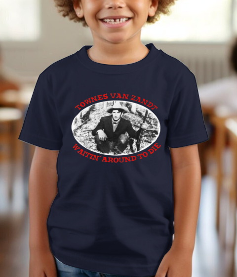 wrv0 retro townes van zandt around to die youth t shirt 26 front navy