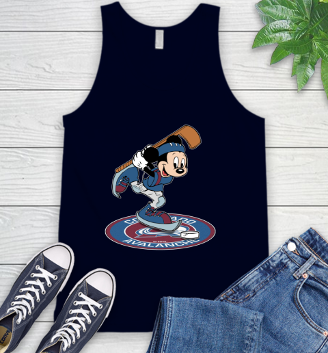 NHL Hockey Colorado Avalanche Cheerful Mickey Disney Shirt Tank Top 3