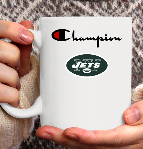 NFL Football New York Jets Champion Shirt Ceramic Mug 11oz