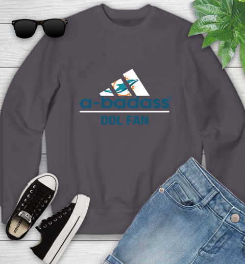 Minnesota Vikings NFL Football A Badass Adidas Adoring Fan Sports (2) Youth Sweatshirt 5