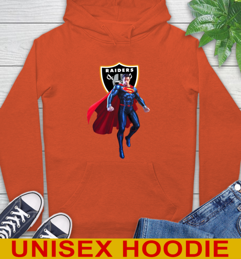 NFL Superman DC Sports Football Oakland Raiders Hoodie 5