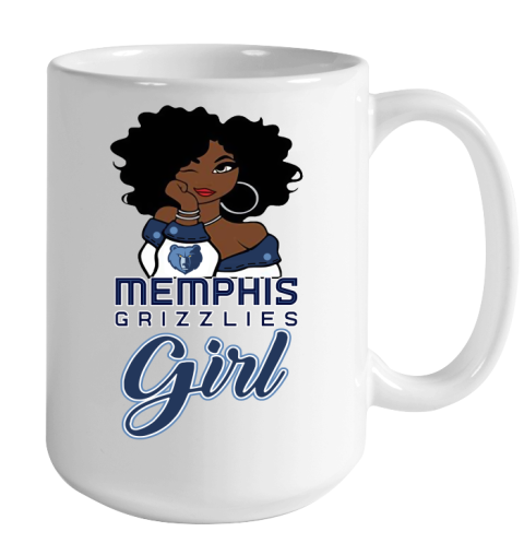 Memphis Grizzlies Girl NBA Color Changing Mug 15oz 2