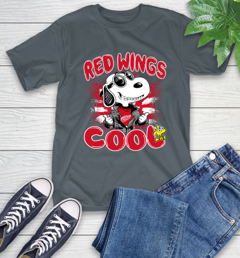 NHL Hockey Detroit Red Wings Cool Snoopy Shirt T-Shirt 7