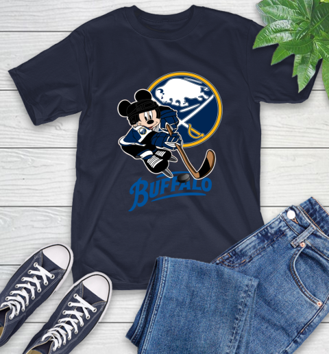 NHL Buffalo Sabres Mickey Mouse Disney Hockey T Shirt T-Shirt 4