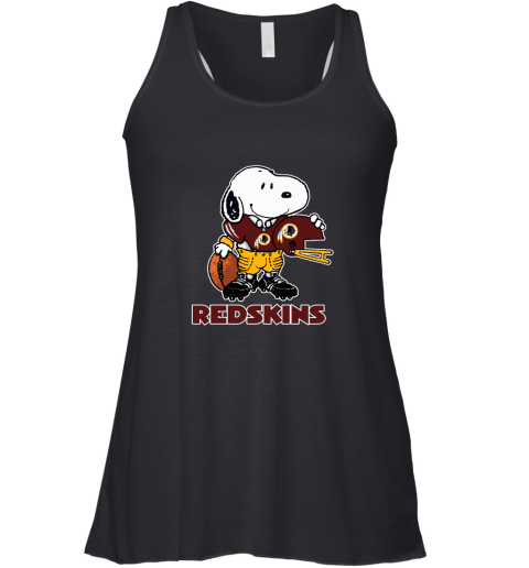 Snoopy A Strong And Proud Washington Redskins Player NFL Racerback Tank