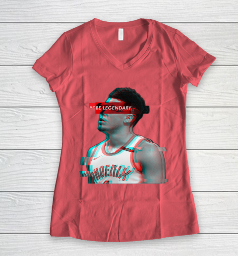 Devin Booker Be Legendary Phoenix Suns Women's V-Neck T-Shirt 3